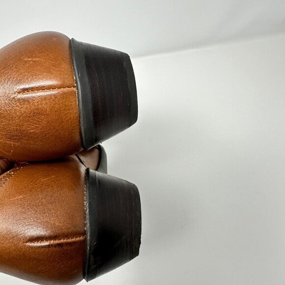 Comfortiva Women's Leather Slip On Tan/Brown Shoes Size 8 Loafers Pumps - Picture 12 of 13